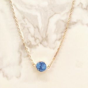 Gem necklace & bracelet